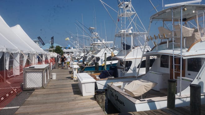 The marina located at the Ocean City Fishing Center
