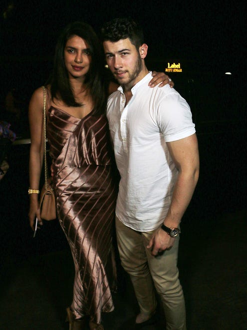 Whirlwind engagements and weddings are nothing new in Hollywood. The latest couple: Singer/actor Nick Jonas and "Quantico" actress Priyanka Chopra. They're pictured here at a dinner in Mumbai on November 27, 2018.