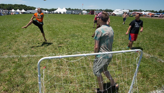 Firefly Music Festival set up a soccer field in the north camping area, a request that festival goers ask for this year.