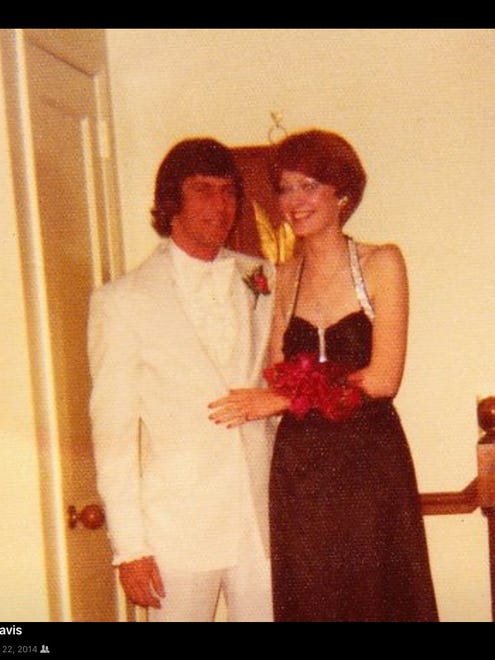 Jean Thompson with prom date and future husband William F. Davis III. Jean was a member of Brandywine High School class of 1975. The couple has been married 40 years this year.