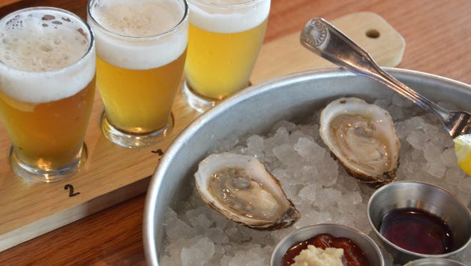 "Beer and oysters are the perfect combination," Andrew Harton, Big Oyster Brewery's head brewer, says.