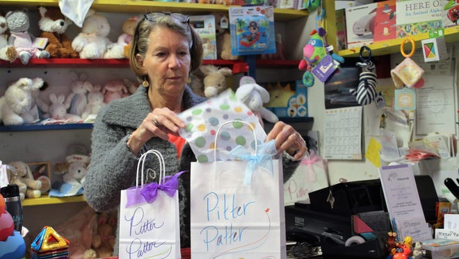 Pitter Patter, a children's specialty boutique, has been open for 25 years. Its owner, Betsy Clark believes that her success is based upon staying open year-round.