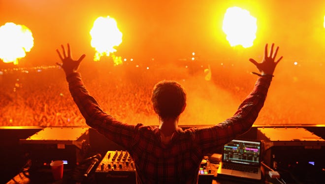 Russian DJ/producer Zedd performs at Firefly Music Festival on June 19, 2015 in Dover.