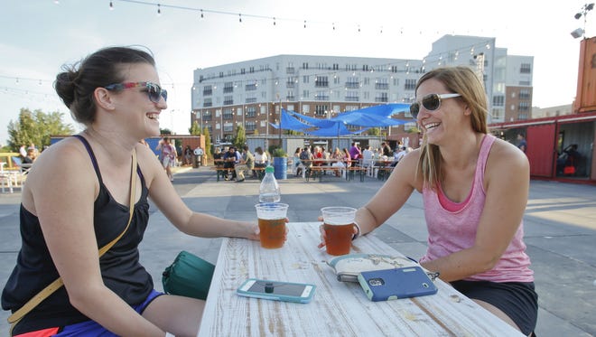 The Constitution Yards beer garden reopens for the season April 26.