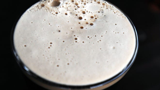 The rich and creamy head of an Oyster Stout.