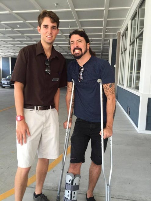 A valet at Bethany Beach Ocean Suites met Foo Fighters frontman Dave Grohl at the hotel over the weekend.