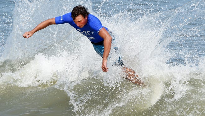 Max Wheeler compete's in the Jr.Mens Division as Dewey Beach was the site of the Zap Amateur Skimboarding World Championships held on Saturday & Sunday August 9th and 10th with over 200 competitors from around the world competing in several divisions for the honors.