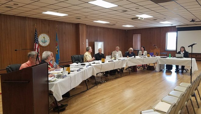 The Rehoboth Beach City Commission, seen June 30, 2017.