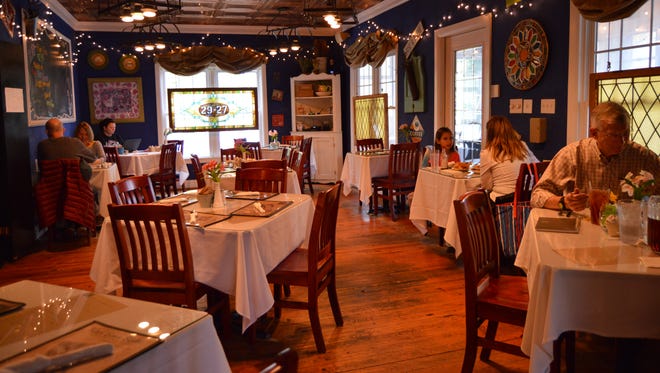 Customers dine at Kool Bean Bistro, located on Atlantic Avenue in Ocean View.