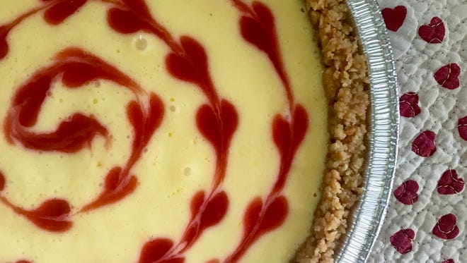 Amy Watson Bish's Lemon Buttermilk with Raspberry Swirl won first place in the lemon pie category at the State Fair.