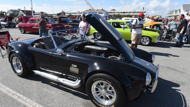 A 1961 Chevrolet Corvette on display at Endless Summer Cruisin' 2017 on Saturday, Oct. 7, 2017.