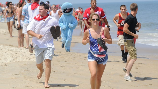 19th Annual Running of the Bull at the Starboard in Dewey Beach, Del.