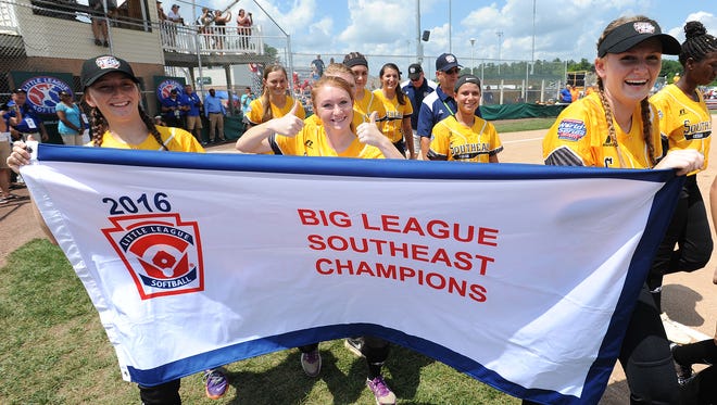 The Senior League and Big League Softball World Series got underway on Sunday, July 31 in Roxana as teams from all over the world came to play for their respective titles.