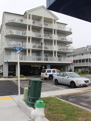 Ocean City police are investigating an incident at the intersection 53rd Street and Coastal Highway. Investigators were on the third floor balcony.