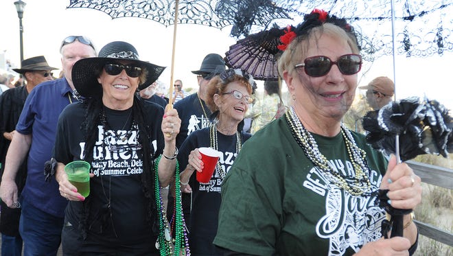 The 32nd Annual Bethany Beach "Jazz Funeral" was held on the boardwalk in Bethany Beach on Labor Day Monday with a large crowd on hand to usher out another summer season in the "Quiet Resorts".
Special to the Daily Times / Chuck Snyder