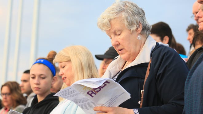 An Easter sunrise service is held early Sunday morning at North Division Street and the Boardwalk in Ocean City. The event, sponsored by the Ocean City Christian Ministers Association, was open to the public.