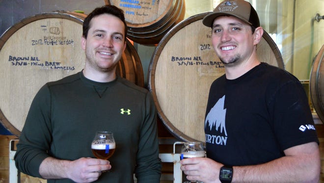 Andrew Harton, Big Oyster Brewery headbrewer and Red Killpak, brewer, plan to open a new location in Lewes this summer.