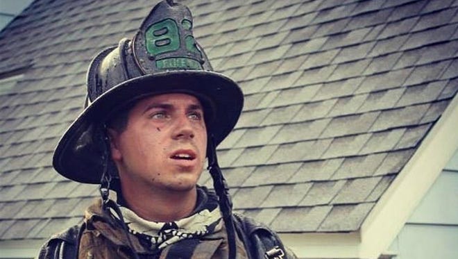 Capt. Jake Slater, of the Lewes Fire Department, suffered burns on 70 percent of his body after being injured on the job for Delmarva Petroleum, according to the Fire Department.