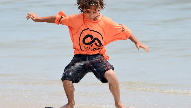 Mini Division competitor Sammy Diemidio does his best as Dewey Beach was the site of the Zap Amateur Skimboarding World Championships held on Saturday & Sunday August 9th and 10th with over 200 competitors from around the world competing in several divisions for the honors.