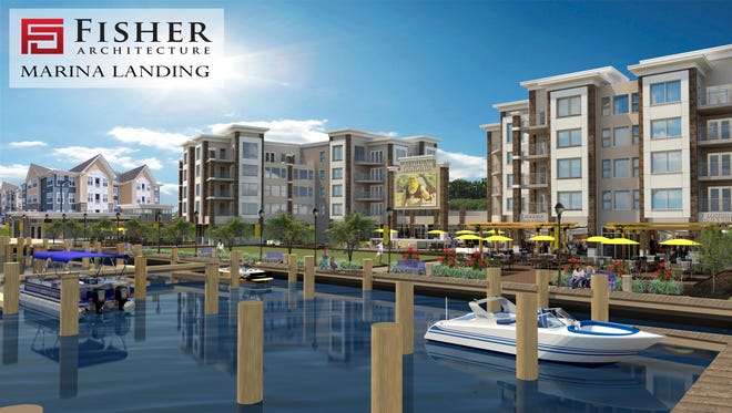 Marina Landing at the Port of Salisbury Marina will be developed by Salisbury Development Group with retail spaces and restaurants on the ground level and 55 apartments above.