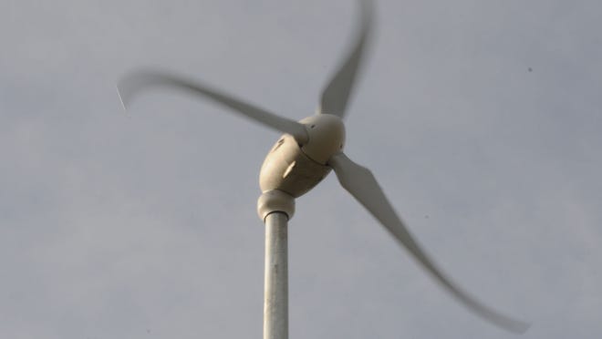 The Great Bay Wind Energy proposal would erect 25 turbines similar to this one.