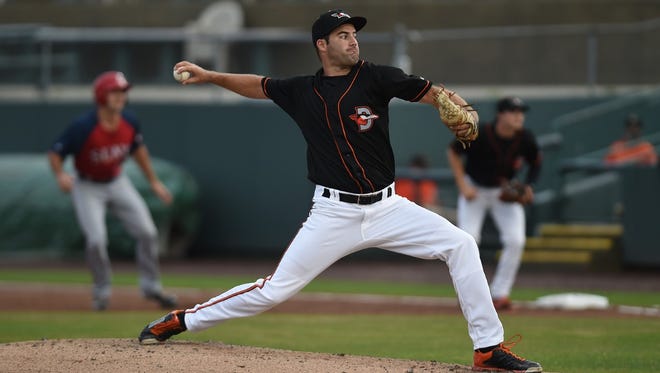 Lucas Humpal leads all Shorebirds pitchers with 41 strikeouts.
