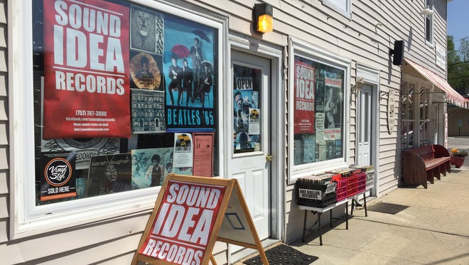 Sound Idea Records in Onancock, Virginia, owned by John Monsees, sells old and new vinyl records.
