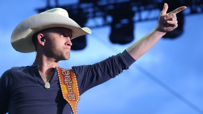 Justin Moore performs during the Stagecoach Festival in Indio, Saturday, April 25, 2015. Moore comes to the Freeman Stage in 2016.