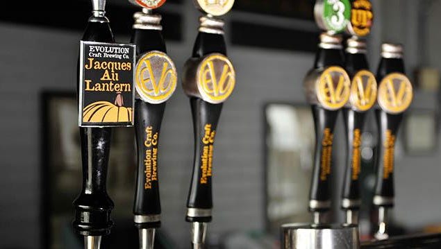 Fall beers on tap at Evolution Craft Brewing Co. in Salisbury.