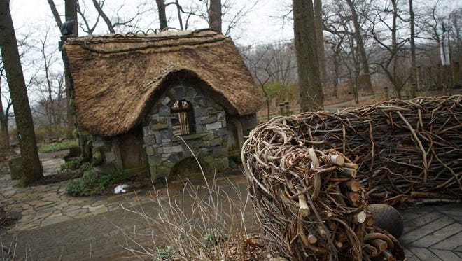 Faerie Cottage is a permanent folly in Winterthur Museum's garden.