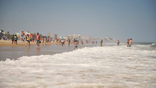 Approximately 300,000 people visit Ocean City on the weekend and holidays during the summer season.