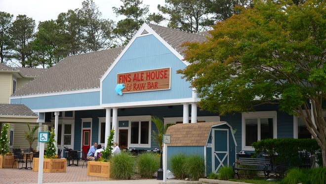 Fins Ale House & Raw Bar located in the Marketplace at Sea Colony in Bethany Beach. Tuesday, May 23, 2017.
