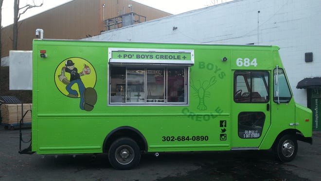 The bright green Po' Boys truck debuts this month.
