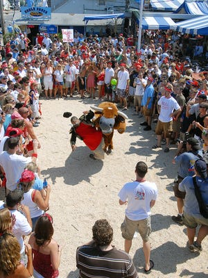 The Starboard's Running of the Bull will be held Saturday morning in Dewey Beach.