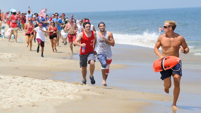 19th Annual Running of the Bull at the Starboard in Dewey Beach, Del.