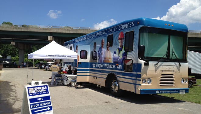 A view of the PRMC Wagner Wellness van.
