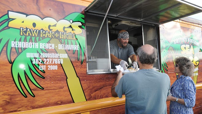 The Sea Hogg food truck serves up tacos.