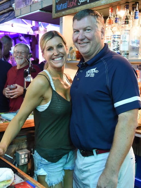 Steve "Monty" Montgomery co-owner of the Starboard in Dewey Beach works the bar and crowd at his establishment along Coastal Highway and Saulsbury Street.
Special to the News Journal / CHUCK SNYDER
