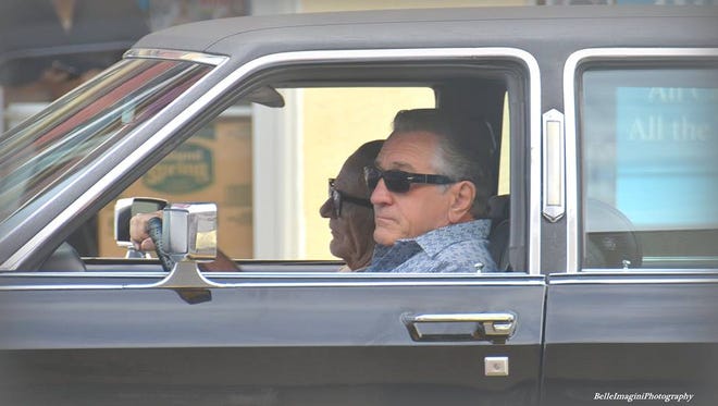 Robert De Niro during filming of "The Irishman" in New Jersey on Sept. 21.