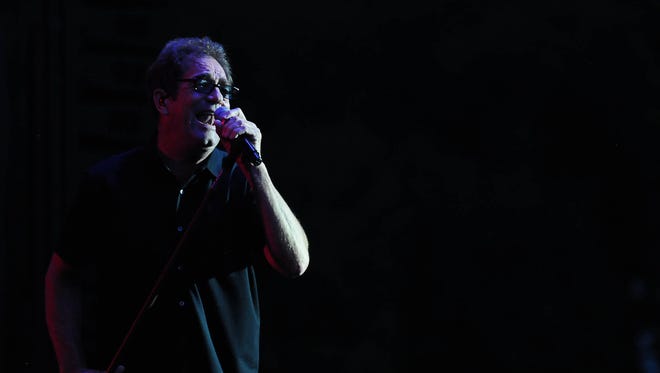 Huey Lewis and the News performed at the Freeman Stage on Wednesday.