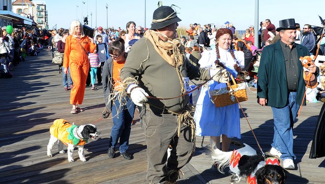 Sea Witch's Pet Parade  brought out hundreds of animal owners and their best friends for a parade down the boardwalk in Rehoboth Beach before a crowd of thousands.