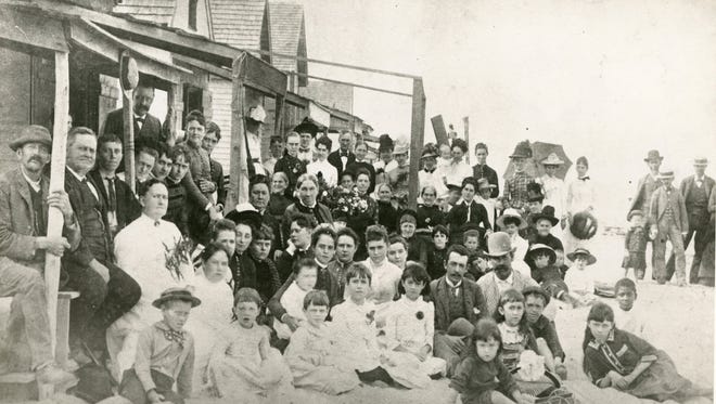 A Rehoboth Beach Camp Meeting from the 1800s.