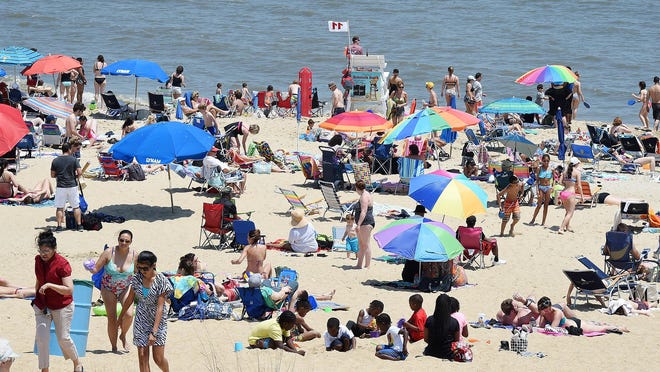 Crowds have come to the beach as Memorial Day Weekend which starts the Summer Season has started in Rehoboth Beach on Saturday May 28.