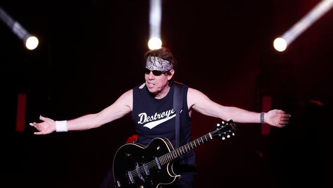 George Thorogood takes the stage with the Destroyers as they play the Delaware State Fair Friday.