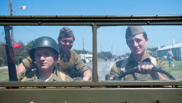 United States Army re-enactors cruise around Fort Miles in a WWII-era Jeep. Fort Miles is a must-see at Cape Henlopen State Park in Lewes.