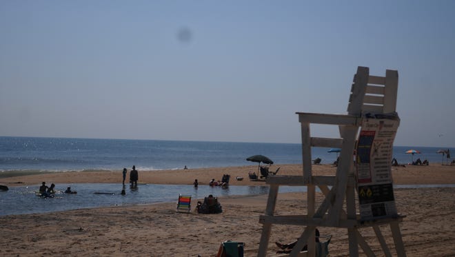 View of beach at 144th Street in Ocean City