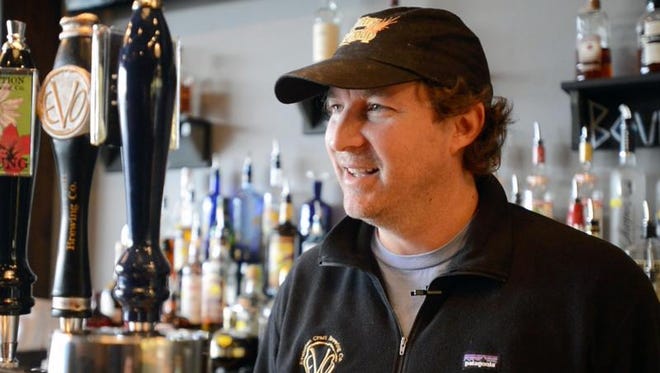 Tom Knorr, co-owner of Evolution Craft Brewing Company in Salisbury.