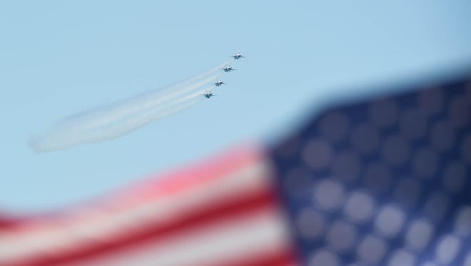 The Thunderbirds perform during the 2018 Ocean City Air Show on Saturday, June 16, 2018