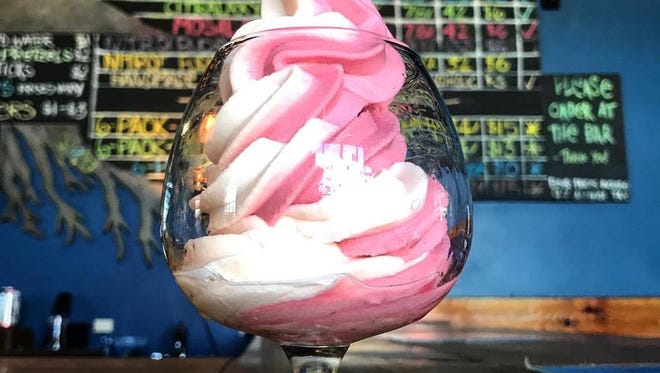 Burley Oak Brewing Company in Berlin is serving off soft serve ice cream made with his JREAM beers. Courtesy of Burley Oak