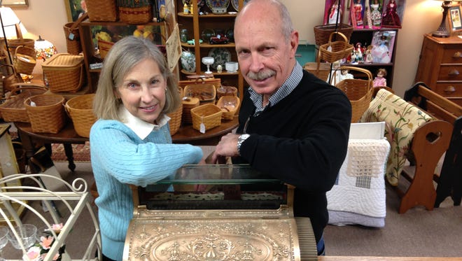 Sue and Bill Hetherington recently opened Whistling Swan Antiques at the College Avenue Shoppes.